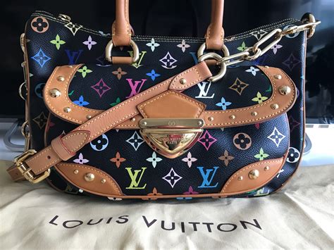 louis vuitton black multicolor purse|Louis Vuitton black in handbags.